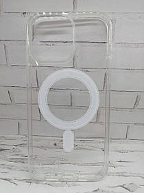 Чохол на iPhone 14 Pro Max накладка бампер протиударний MagSafe прозорий