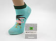 Жіночі шкарпетки Montebello, шкарпетки короткі з фламінго пальмами квітами, бавовна 36-40 12 шт в уп. мікс 4 кольорів, фото 3
