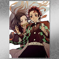 Плакат А4 Аниме Kimetsu no Yaiba 006