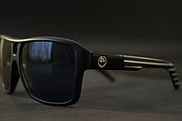 Dragon Jam Мужские Солнцезащитные Брендовые очки в Матовой черной оправе с Темными Черными линзами