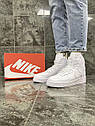 Чоловічі кросівки Nike Air Force High White ||, фото 6