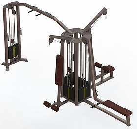 4-х позиційна станція з блоковою рамкою SiverSport SVS-203