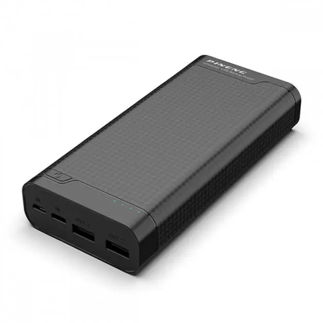 Портативний зарядний пристрій Power Bank Pineng PN-932 20000mAh Чорний, фото 1