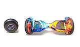Гіроскутер, гіроборд, Elite Lux 10.5 дюймів вогонь та лід, самоболанс, підсвічування коліс, фото 2