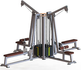 4-х позиційна станція з одинарною блоковою рамою SiverSport SVS-203.1