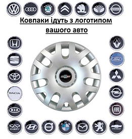 Автомобільні ковпаки SKS 204 R14 к-т 4 шт. Ковпаки на диски з логотипом авто