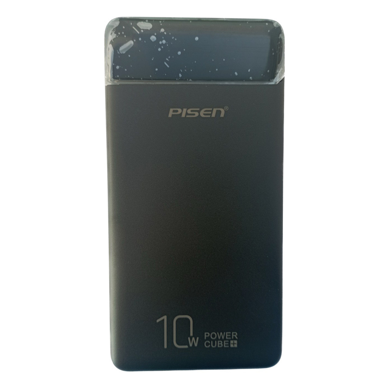 Power Bank Pisen Cube+ 10000 mAh зовнішній акумулятор (Black) | Компактний портативний зарядний пристрій