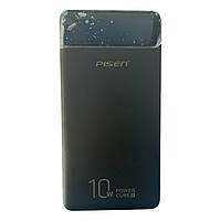 Power Bank Pisen Cube+ 10000mAh внешний аккумулятор (Black) | Компактное портативное зарядное устройство