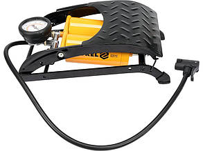 Насос ножний VOREL з манометром P=7 Bar і 2 циліндрами