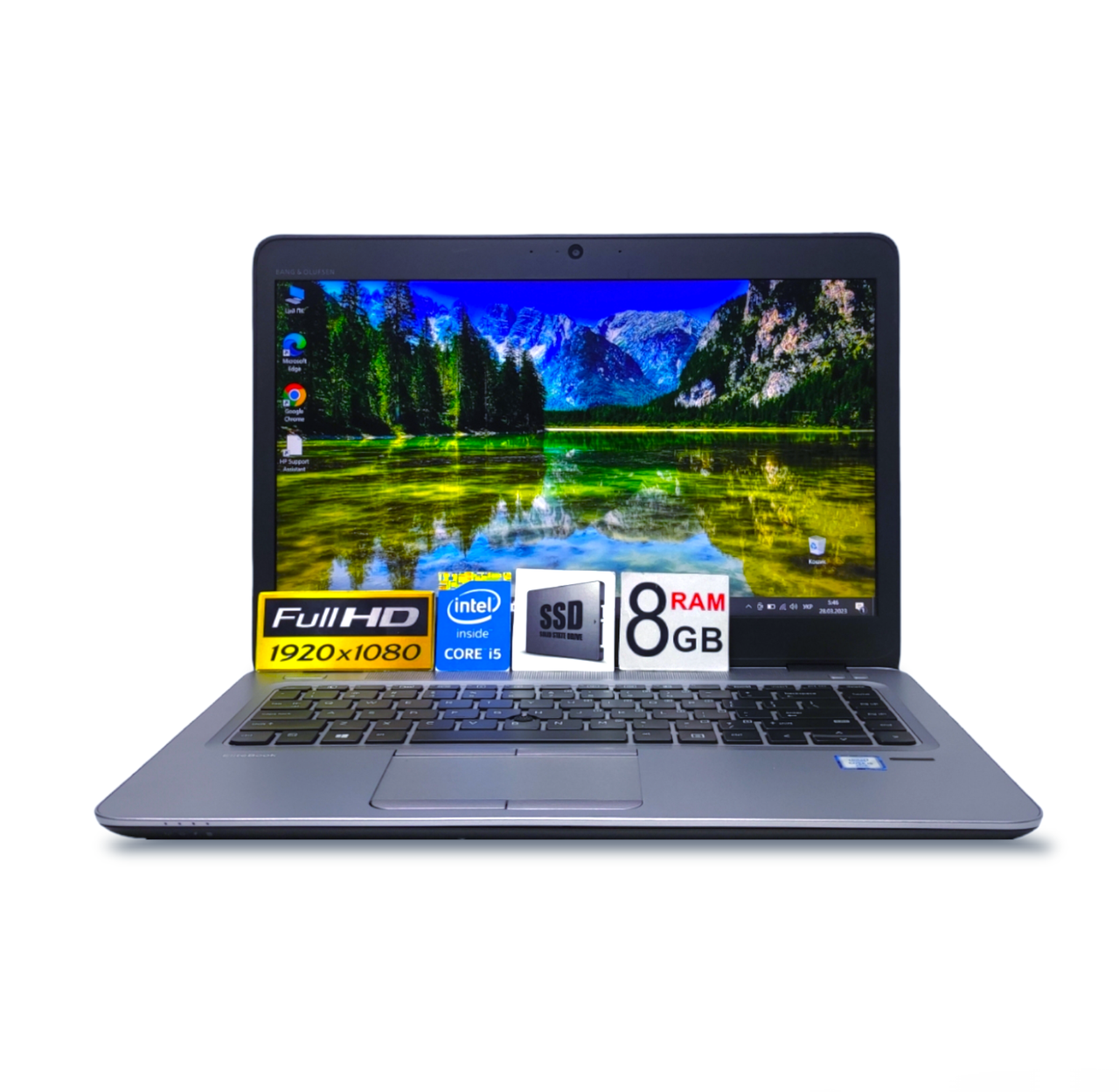 Ультрабук HP EliteBook 840 G3 14" FHD Core i5-6300U 8GB SSD 128GB+500GB HDD Intel HD Graphics 520