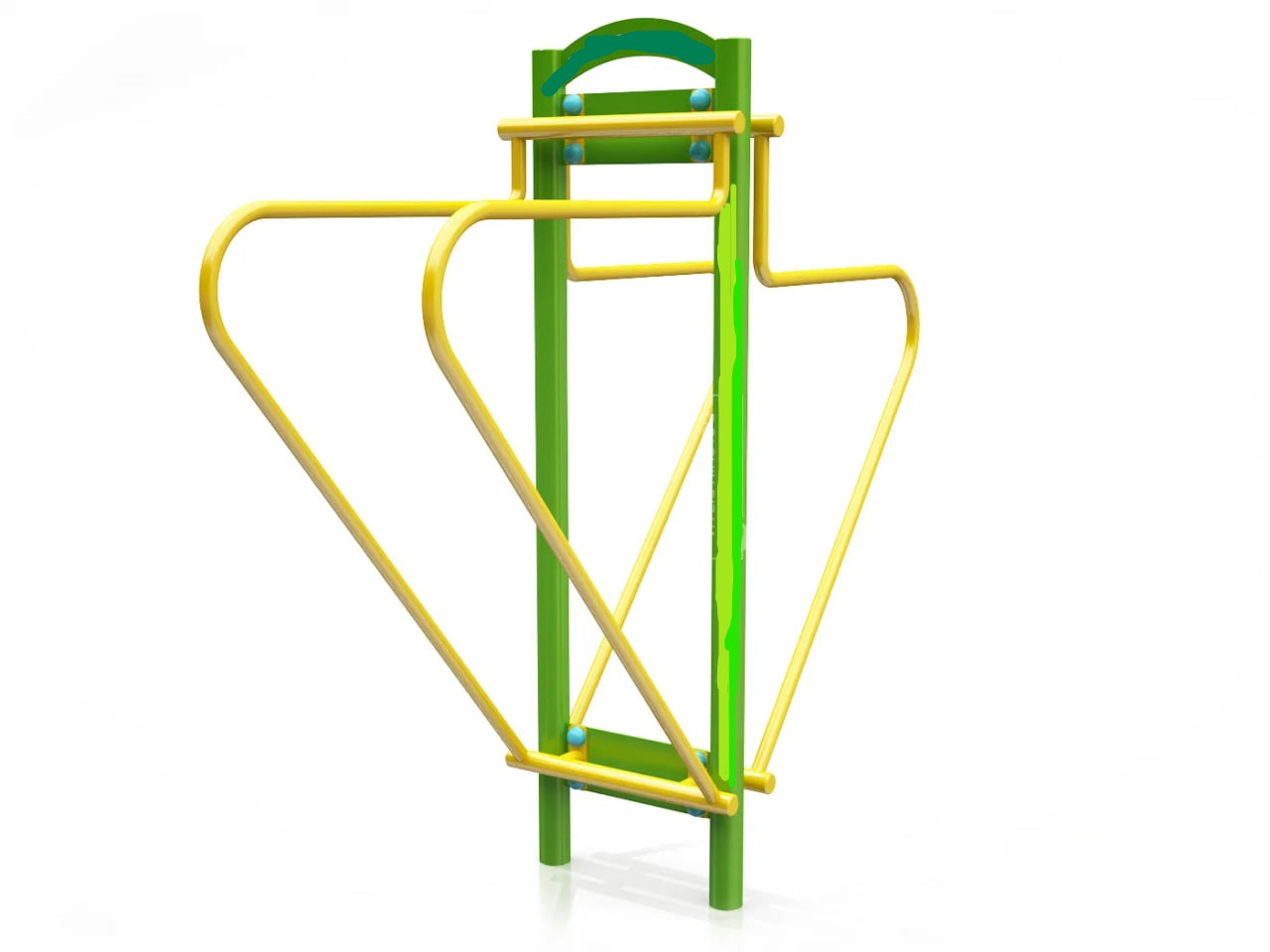 Вуличний тренажер для розвитку верхнiй частинi грудних м'язiв i трицепса, фото 1