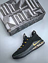 Nike LeBron 15 Low Леброн XV чорні чоловічі кросівки баскетбольні, фото 7