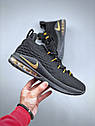 Nike LeBron 15 Low Леброн XV чорні чоловічі кросівки баскетбольні, фото 3