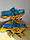 Годинники настінні з епоксидної смоли ручної роботи "Карта України" (ЧЭС00000007), фото 8