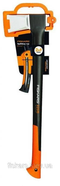 Сокира – колун Fiskars X25-XL 122483 + пила Fiskars SW72 1025437