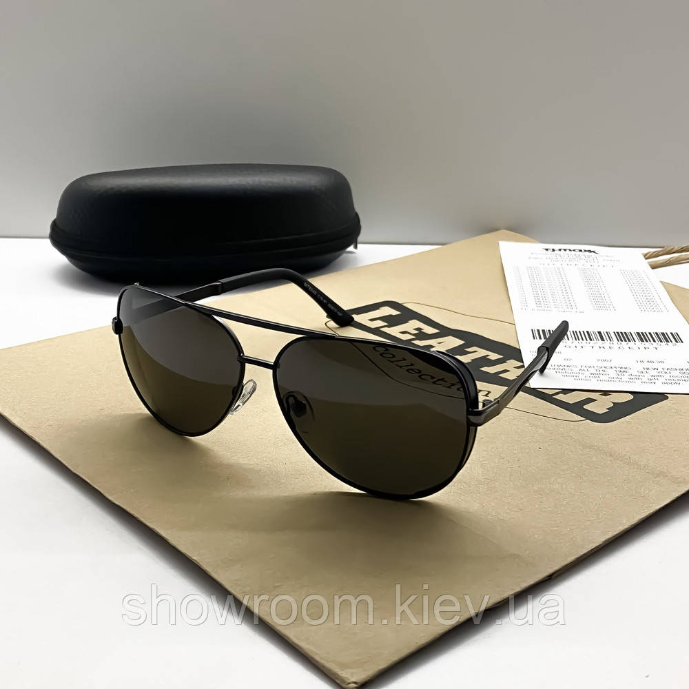 Чоловічі сонцезахисні окуляри авіатори Polarized (4985)