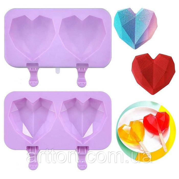 Силіконова форма для десертів, морозива, фото 1