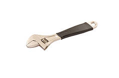 Ключ розвідний MASTERTOOL 200 мм 0 — 25 мм C45/Ni ручка з TPR-накладкою 76-0122
