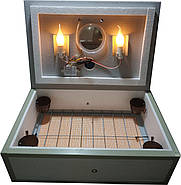 Інкубатор Квочка ІБ-100 яєць цифровий, механічний, метал.куток, фото 3