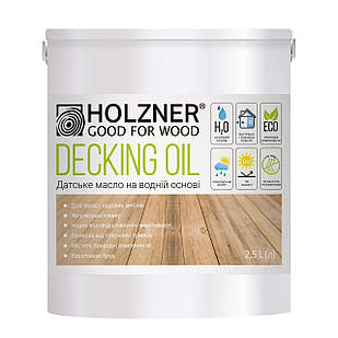 Датське масло на водній основі "HOLZNER Decking Oil", 5л