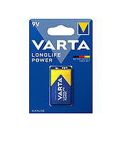 Батарейка щелочная Varta Longlife Power (High Energy), 6LR61 "крона" 9V