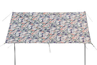 Тент зі стійками Tramp UTRT-104 (Camo), 300x300 см | Універсальний навіс для відпочинку, надійний захист від сонця і дощу, фото 5