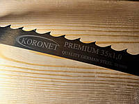 Пила ленточная Koronet Premium/Коронет премиум 35х1,0х3450 заточенная, разведенная каленая