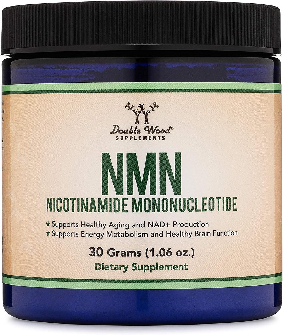 Нікотинамідмононуклеотид Double Wood NMN Bulk Powder (Nicotinamide Mononucleotide), 30 grams