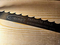 Пила ленточная Koronet Premium/Коронет премиум 35х1,0х4270 заточенная, разведенная каленая