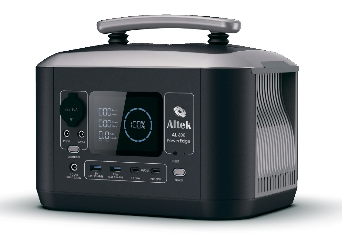Портативна електростанція Altek AL 600 PowerEdge (220В 600Вт 537.6Втг)