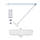 Доводчик дверей Ryobi 9903 glossy white STD ARM до 65 кг, фото 3