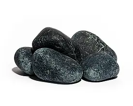 Камінь для лазні Піроксеніт 20 кг (шліфований середній 8-15 см)