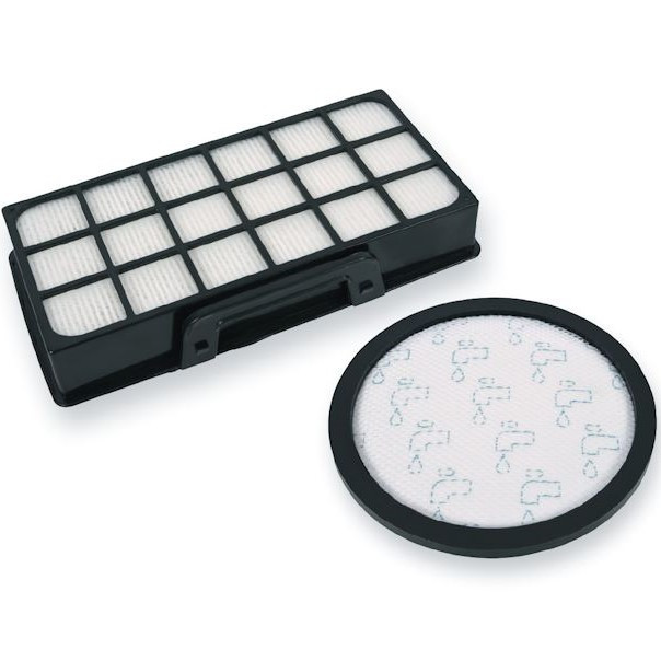 Rowenta Набір фільтрів двигуна HEPA + Круглий контейнер для пилососу SILENCE FORCE CYCLONIC (ZR903701) Ориг, фото 1