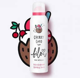 Пінка для душу «Кокосовий крем і вишневе морозиво» Bilou Cherry Coco Shower Foam 200 мл