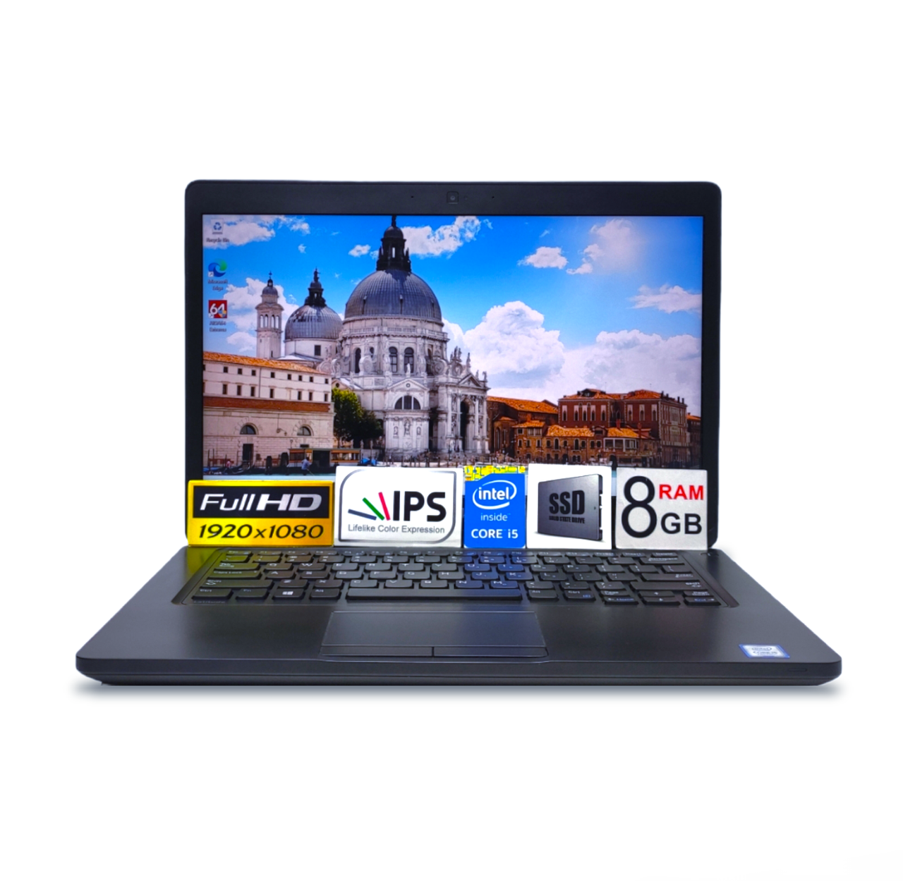 Бізнес Ноутбук Dell Latitude 5480 14.1 IPS FHD Core i5-7300HQ 4ядра 8GB Ram SSD256GB Intel HD Graphics 630