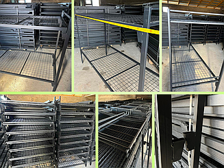 Двоярусне ліжко для військових, навантаження до 200 кг на одне спальне місце