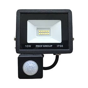 LED прожектор з датчиком руху PROFGROUP LPD-10W (PG)