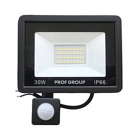 LED прожектор з датчиком руху PROFGROUP LPD-30W (PG)