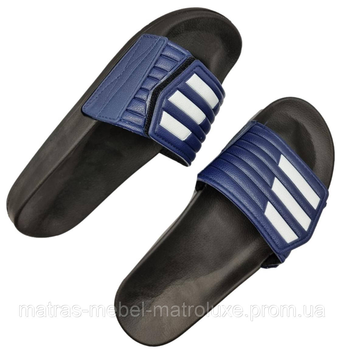 Сланці чоловічі Олімп 210 синій липучка (8 пар 40-45/46)