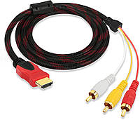 Кабель HDMI - 3RCA 150 cm