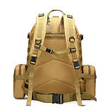 Тактичний рюкзак Tactic Bag Coyote з підсумками койот, фото 5