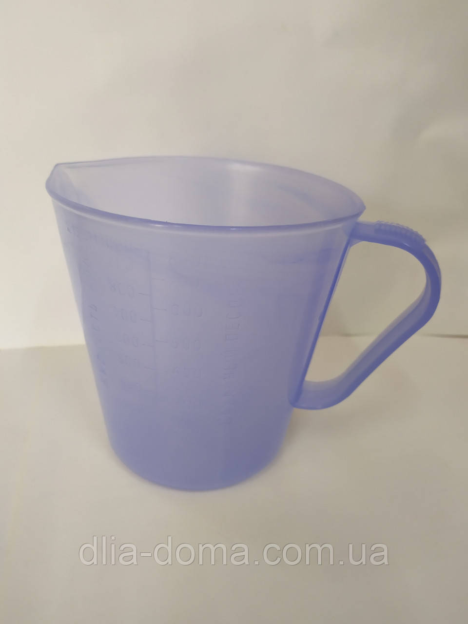 Кружка мірна 1 л кольорова, фото 1