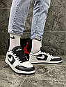 Чоловічі кросівки Nike Air Jordan 1 White ||, фото 6