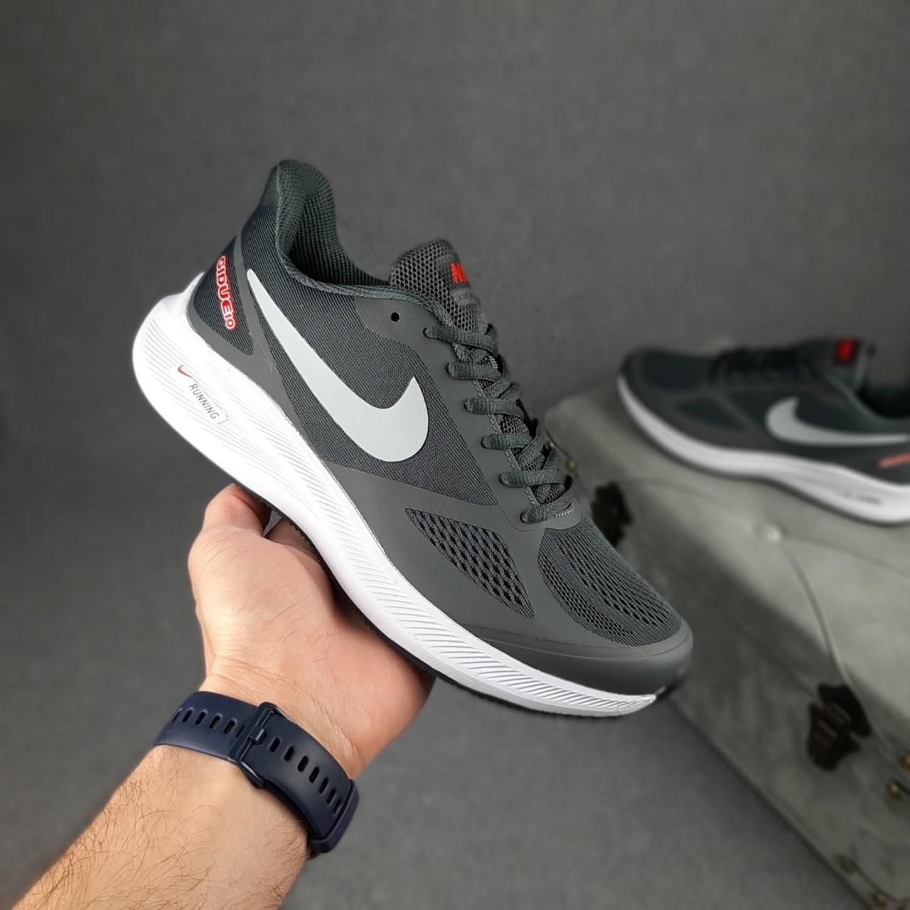 Кросівки Nike AIR Running Gidue чоловічі сірі текстильні спортивні легкі весна літо модні