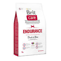 Brit Care Endurance 3 кг Брит Кеа Эндюранс, сухой корм для активных собак всех пород, утка и рис