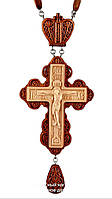 Крест наградной, красное дерево, груша 180х75х10 (КР) №6.1