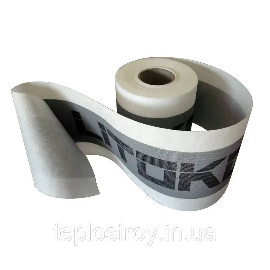 Litoband Tape Litokol- гідроізоляційна стрічка для герметизації. Для внутрішніх і зовнішніх приміщень. Довжина 50 м.