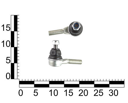Наконечник рульовий ВАЗ 2101-07, 2121-214, 2123, корот., зовнішній (к-т 2 шт.) з кріпленням, фото 2