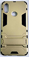 Противоударный чехол (накладка) "Armor Case" Samsung A107 / A10S gold