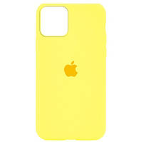 Силиконовый чехол "Оригинал велюр" Iphone 12 Mini Yellow